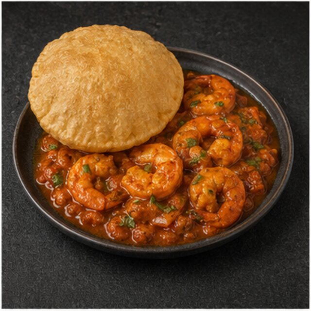 Chicken Chat Puri